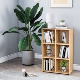 Cuba 6 Shelf Sonoma Oak Unit - thumbnail 2