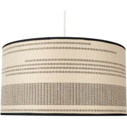 Isra Brown and Black Pendant Ligh Lamp Shade - thumbnail 4