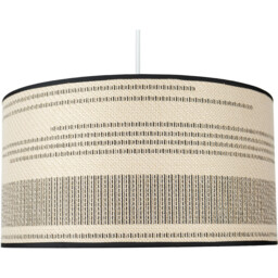 Isra Brown and Black Pendant Ligh Lamp Shade - thumbnail 1