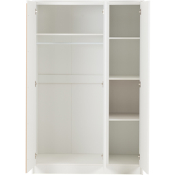 Seconique Malvern 3 Door White Wardrobe - thumbnail 4