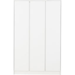 Seconique Malvern 3 Door White Wardrobe - thumbnail 2