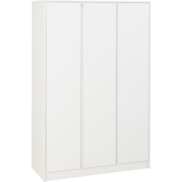 Seconique Malvern 3 Door White Wardrobe - thumbnail 3