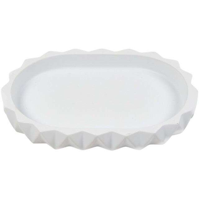 Milan Soap Dish White - image 1