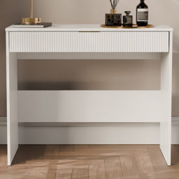 GFW Rankin Single Drawer White Dressing Table
