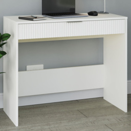 GFW Rankin Single Drawer White Dressing Table