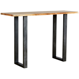 Home Source Live Edge Acacia Top Console Table - thumbnail 2