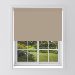 Caecus Cappuccino Blackout Roller Blind 180 x 210cm - thumbnail 1