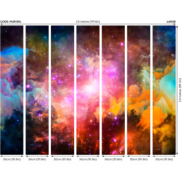 Origin Murals Galaxy Stars Multicolour Wall Mural - thumbnail 4