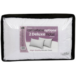 Twin Luxury White Hotel Pillows 2 Pack