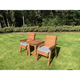 Charles Taylor 2 Seater Deluxe Companion Seat with Grey Cushions - thumbnail 4