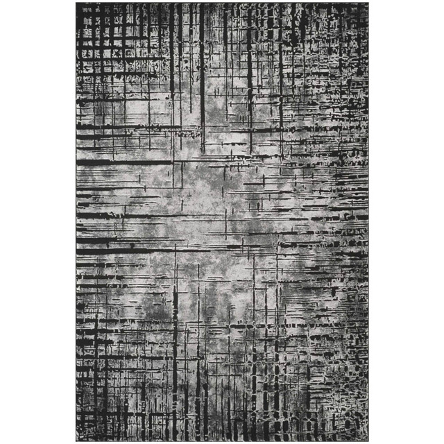 Desire Rugs Belgravia Metallic Sheen Nexus Design Grey Rug 200 x 290cm - image 1
