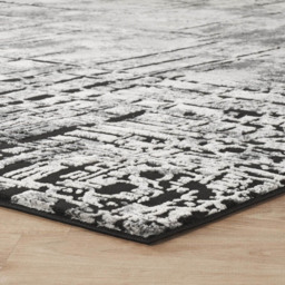 Desire Rugs Belgravia Metallic Sheen Nexus Design Grey Rug 200 x 290cm - thumbnail 3