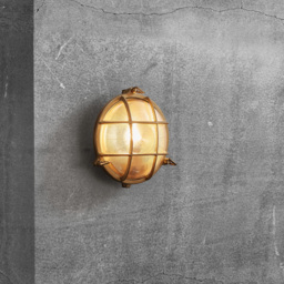 Nordlux Polperro Brass Outdoor Wall Light - thumbnail 4