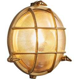 Nordlux Polperro Brass Outdoor Wall Light - thumbnail 3