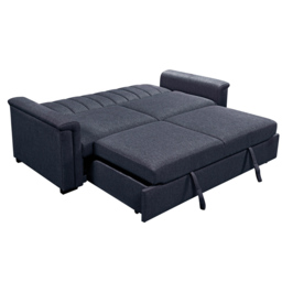 Loft24 Charlotte 3 Seater Navy Sofa Bed - thumbnail 4
