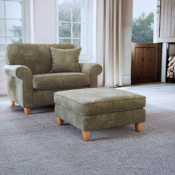 Sinatra Glory Winter Moss Footstool - thumbnail 3