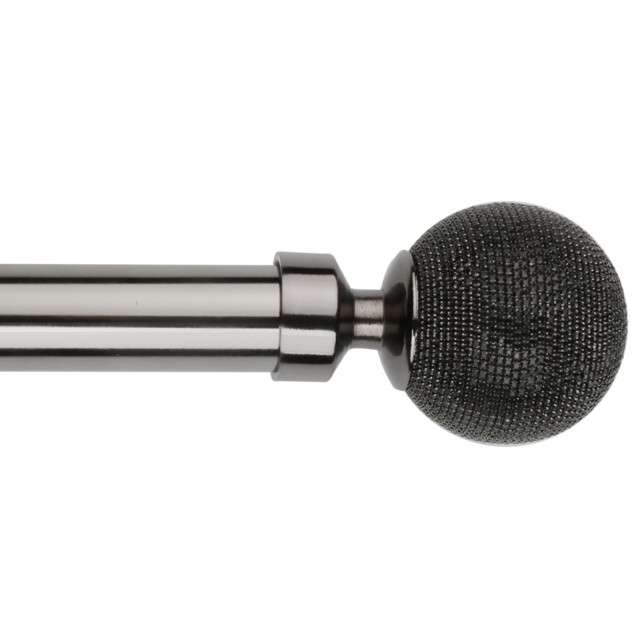 Vogue 170 to 300cm Extendable Pewter Curtain Pole