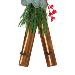 Santa's Chalet Floristry Ski Christmas Wall Decoration - thumbnail 4