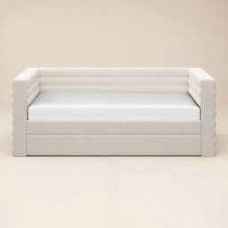Flair Yuma Cream Boucle Single Guest Bed - thumbnail 2