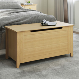 Core Products Henley Oak Effect Storage Trunk