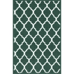 Desire Rugs Emerald Anti Slip Trellis Design Door Mat 80 x 150cm