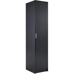 Home Source Phoenix Black Single Door Wardrobe - thumbnail 2