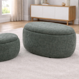 Fort Greene Moss Storage Ottoman 87cm - thumbnail 3