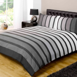 Rapport Home Soho Double Black Duvet Set