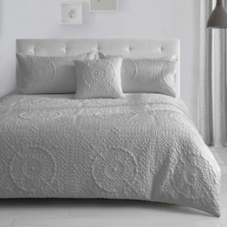 Velosso Winchester Double Grey Duvet Cover Set