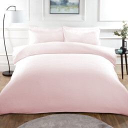 My Home Milan Blush Double Textured Duvet Set