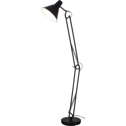 Jenson Black Retro Floor Lamp - thumbnail 1