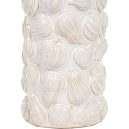 Pumpkin Reactive Glaze Vase White - thumbnail 3
