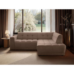 SOLACE+CO Asta Brown 3 Seater Right Corner Sofa - thumbnail 4