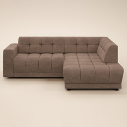 SOLACE+CO Asta Brown 3 Seater Right Corner Sofa - thumbnail 3
