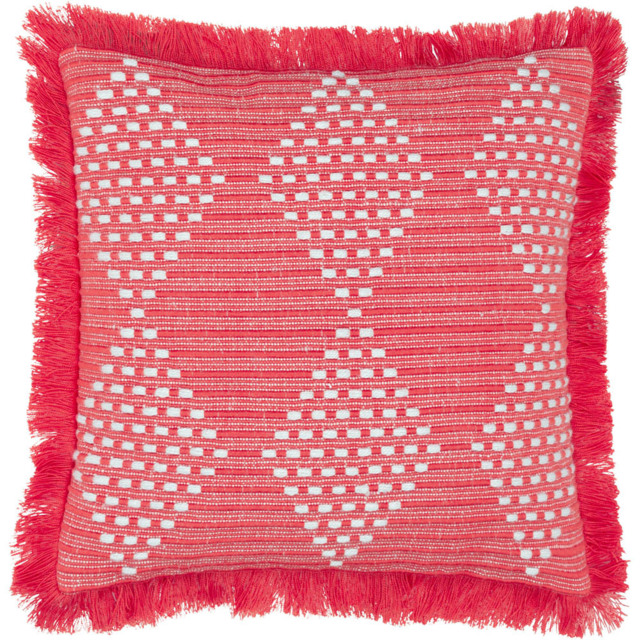 furn. Kadie Polyester Filled Woven Pink Cushion 45 x 45cm - image 1