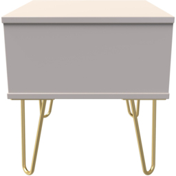 Crowndale Linear Single Drawer Kashmir Matt Bedside Table - thumbnail 4