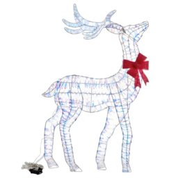 Marco Paul White LED Deer Family Outdoor Christmas Decoration - thumbnail 4