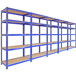 Monstershop Blue Storage Racks 90cm 5 Pack - thumbnail 2