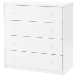 Core Products Erin White Finish 4 Drawer Chest of Drawers - thumbnail 3