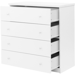 Core Products Erin White Finish 4 Drawer Chest of Drawers - thumbnail 2