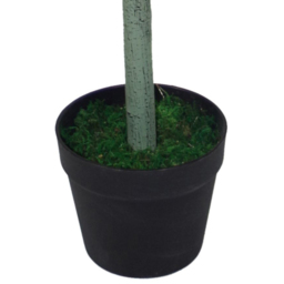Leaf Pyramid Cone Topiary Bay Artificial Tree in Pot 120cm - thumbnail 3