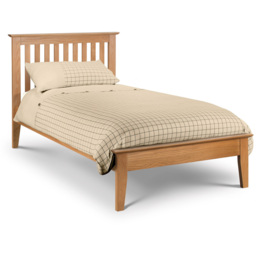 Julian Bowen Salerno Single Oak Shaker Bed - thumbnail 2