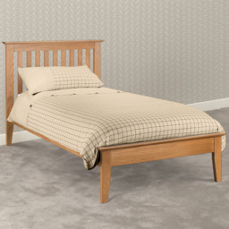Julian Bowen Salerno Single Oak Shaker Bed - thumbnail 1