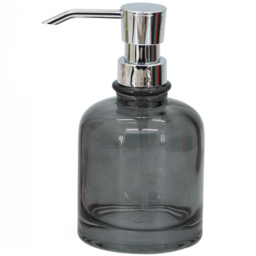 Bathstore Elegance Grey Soap Dispenser