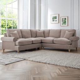 The Victoria Large Putty Corner Sofa