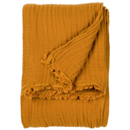 Yard Lark Cumin Large Muslin Cotton Throw 240 x 260cm