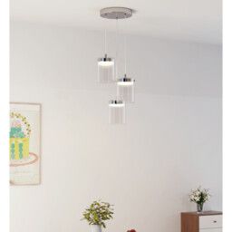 Amelie Chrome Finish Ceiling Light - thumbnail 3