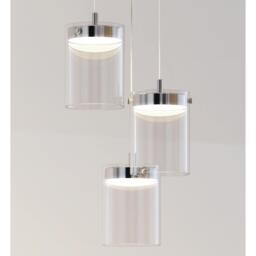 Amelie Chrome Finish Ceiling Light - thumbnail 4