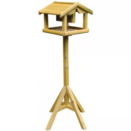 Marco Paul Premium Freestanding Wooden Bird Table with Feeder - thumbnail 1
