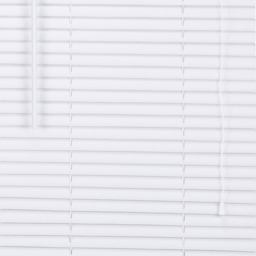 White PVC Wood Effect Venetian Blind 105 x 152cm